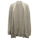 Vince Open Front Cardigan in Beige Cashmere