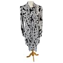 Robe à motif de chaîne emblématique DvF avec col foulard - Diane Von Furstenberg