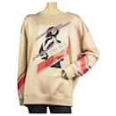 Emporio Armani Pink Logo Cotton Blend Sweatshirt Top New size 48