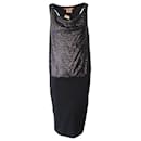 Tory Burch Racerback Dress in Black Sequin Polyester