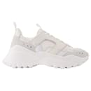 New Lucky 9 Sneakers in White Leather - Ami Paris