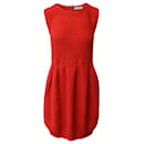 Stella McCartney Knitted Sleeveless Dress in Red Cotton - Stella Mc Cartney