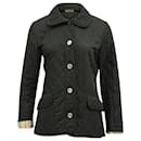 Burberry Quilted Jacket in Black Cotton
