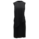 Maison Margiela Sleeveless Shift Dress in Black Polyester Viscose - Maison Martin Margiela