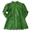 Tara Jarmon green lace top