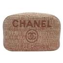 * Chanel Deauville Cocomark Cosmetic Pouch