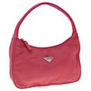 PRADA Hand Bag Nylon Pink Auth yk4885 - Prada