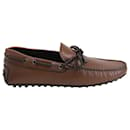 Tod's City Gommino Driving Shoes in Brown Leather 