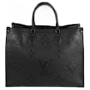Louis Vuitton Black Monogram Empreinte Onthego Gm
