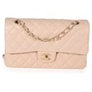 Chanel Beige Quilted Lambskin Medium Classic lined Flap Bag