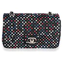 Chanel Multicolor Paillettes Denim Mini Rectangular Classic Flap Bag 