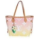 Louis Vuitton Pink & Yellow Monogram Giant By The Pool Neverfull Mm 