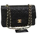 CHANEL Classic Matelasse 25 Chain Flap Shoulder Bag Lamb Skin Black am2364ga - Chanel