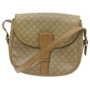 CELINE Macadam Canvas Shoulder Bag Beige PVC Leather Auth am612g - Céline