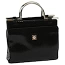 Gianni Versace Hand Bag Black Auth am2636g