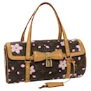 LOUIS VUITTON Monogram Cherry Blossom Papillon Hand Bag Brown M92009 Auth rt023a - Louis Vuitton