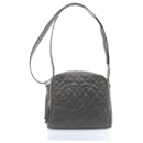 CHANEL COCO Mark Shoulder Bag Caviar Skin Black CC Auth bs552a - Chanel