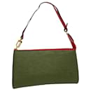 LOUIS VUITTON Epi Pochette Accessoires Accessory Pouch Red M52987 LV Auth cl141 - Louis Vuitton