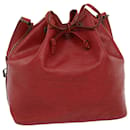 LOUIS VUITTON Epi Petit Noe Shoulder Bag Red M44107 LV Auth ds456 - Louis Vuitton