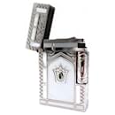 NEW ST DUPONT TAJ MAHAL LIGHTER LIMITED EDITION IN PLATINUM AND MOTHER-OF-PEARL LIGHTER NEW - St Dupont