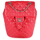 Chanel Red Lambskin Small Urban Spirit Backpack