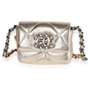 Chanel Metallic Gold Lambskin  19 Belt Bag 