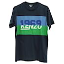 KENZO 1969 Logo T-shirt in Navy Blue Cotton - Kenzo
