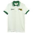 Kenzo Jumping Tiger Polo Shirt in White Cotton