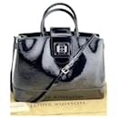 Louis Vuitton Handbag Mirabeau Gm Black Electric Epi Patent Leather Bag A689 