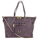 Louis Vuitton Handbag Lumineuse Monogram Empreinte Leather Purple W/insert A922 