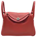 Hermes Lindy 2008 Rouge Togo Leather 30CM shoulder bag - Hermès