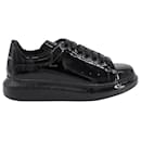 Alexander Mcqueen Oversized Sneakers in Black Patent Leather