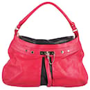 Marc Jacobs Lock it Up Camille Handbag in Dark Pink Leather