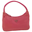 PRADA Hand Bag Nylon Pink Auth yk4950 - Prada