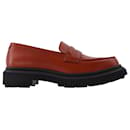 159 Loafers  in Red Leather - Autre Marque