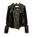 Christian Dior x John Galliano's Fall 2006 mink, Leather & Tulle Biker Jacket