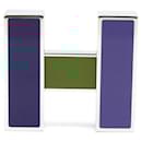 NEW HERMES RAINBOW BELT BUCKLE FOR LINK 24 MM STEEL & LACQUER BELT BUCKLE - Hermès