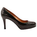 Fratelli Rossetti High Heel Pumps in Black Patent Leather - Autre Marque