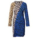 Vestido recto Belmont de seda multicolor de Diane Von Furstenberg
