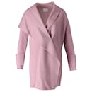 Vince Oversize-Mantel aus rosa Wolle