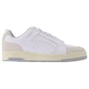 Cestas Retro Slipstream en Cuero Blanco - Puma