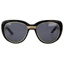 Cat Eye Sunglasses in Black Acetate - Autre Marque