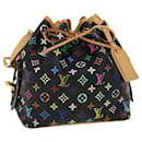 LOUIS VUITTON Monogram Multicolor Petit Noe Shoulder Bag Black M42230 BS2092a - Louis Vuitton