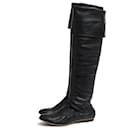 *CHANEL Chanel Long Boots, CALF, cowhide