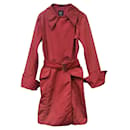 GFF Ferré Red waterproof trench coat - Gianfranco Ferre Vintage