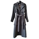 BURBERRY GRAY WILSFORD COAT IN CASHMERE - Burberry