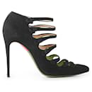 Christian Louboutin Black Suede Viennana Pumps