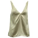 Camisola de encaje Cami NYC en seda beige - Autre Marque