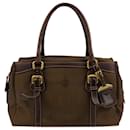 Prada Brown Canapa Logo Handbag