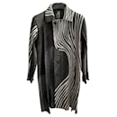 Homme Plissé Multicolored coat - Issey Miyake